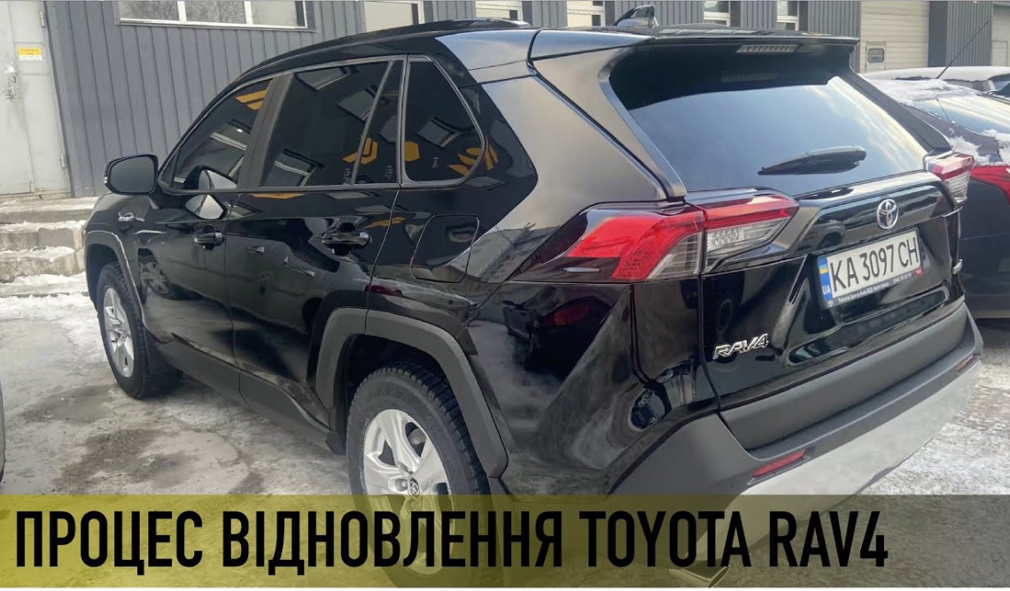 TOYOTA RAV4 restoration process at Hunters Garage